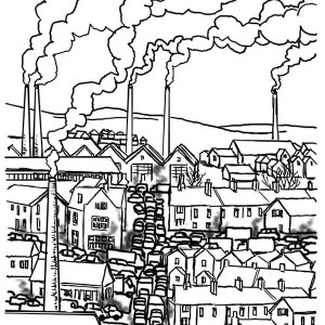 City Buildings Coloring Pages Adult Coloring Pages 300x300 City Buildings Coloring Pages Adult Coloring Pages