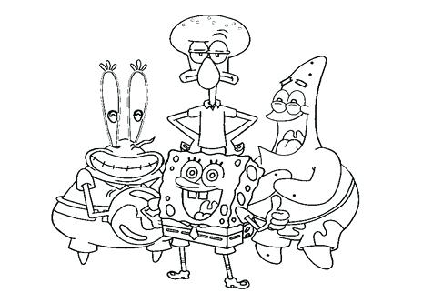 476x333 Coloring Playing Clarinet Page Crying And Coloring Pages Squidward
