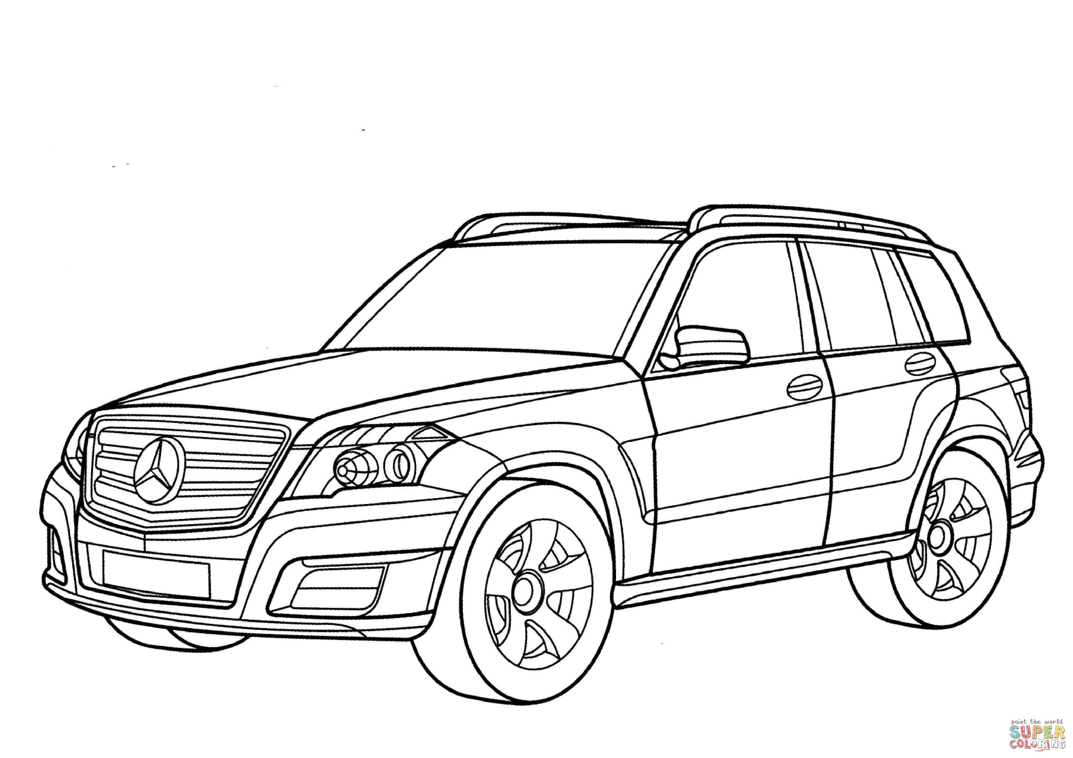 3508x2480 Super Car Mercedes S Class Coloring Page Lovely Mercedes Glk Class