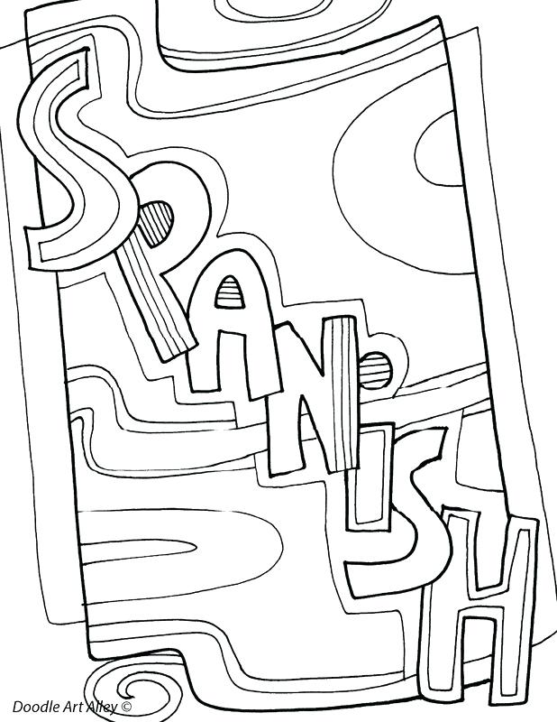 Coloring Pages For Spanish Class Kids Coloring Subject Coloring 618x800 Coloring Pages For Spanish Class Kids Coloring Subject Coloring