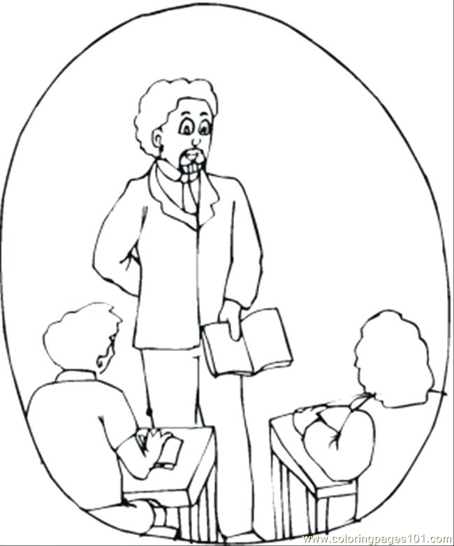 Teacher Coloring Pages Teacher In The Class Coloring Page Free 650x781 Teacher Coloring Pages Teacher In The Class Coloring Page Free