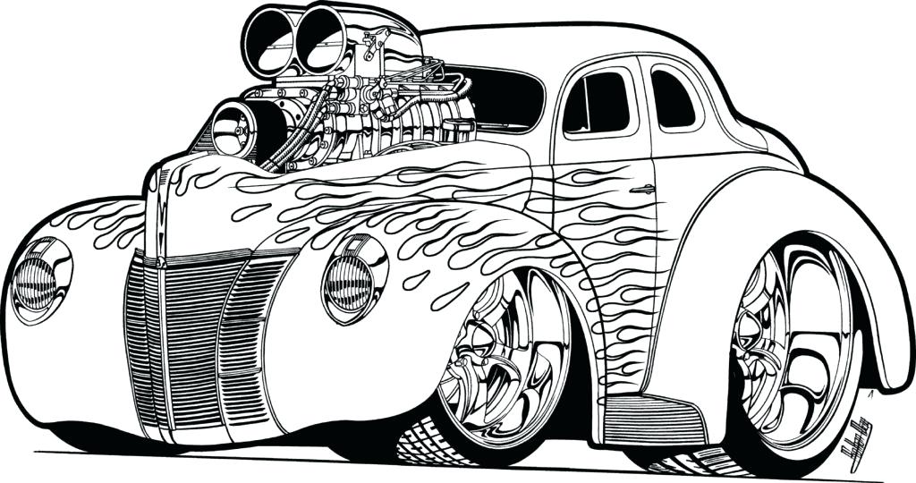 1024x540 Coloring Pages Classic Cars Coloring Pages Free Coloring Pages