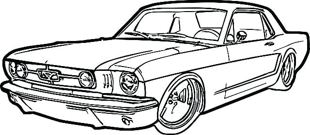 640x280 Muscle Car Coloring Pages Classic Car Coloring Book Plus Vintage