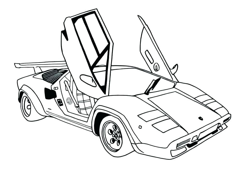 Classic Muscle Car Coloring Pages