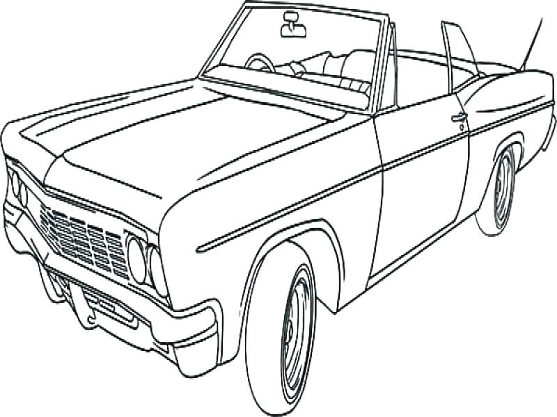 800x600 Classic Cars Coloring Pages Muscle Car Coloring Book Also Classic