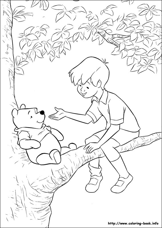 567x794 Winnie The Pooh Coloring Picture