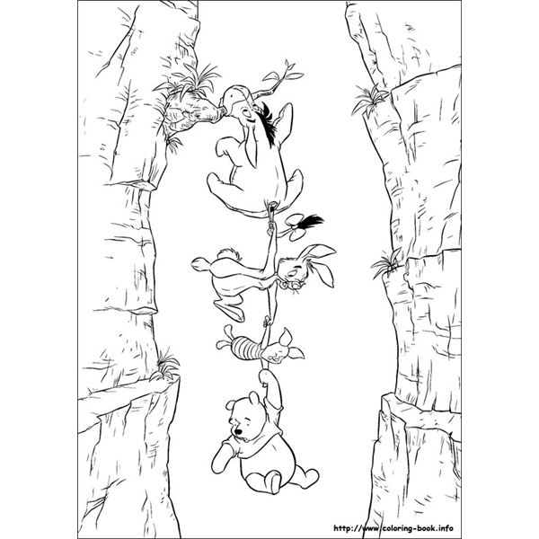 600x600 Eeyore, Rabbit, Piglet Amp Pooh Hanging Tattoos