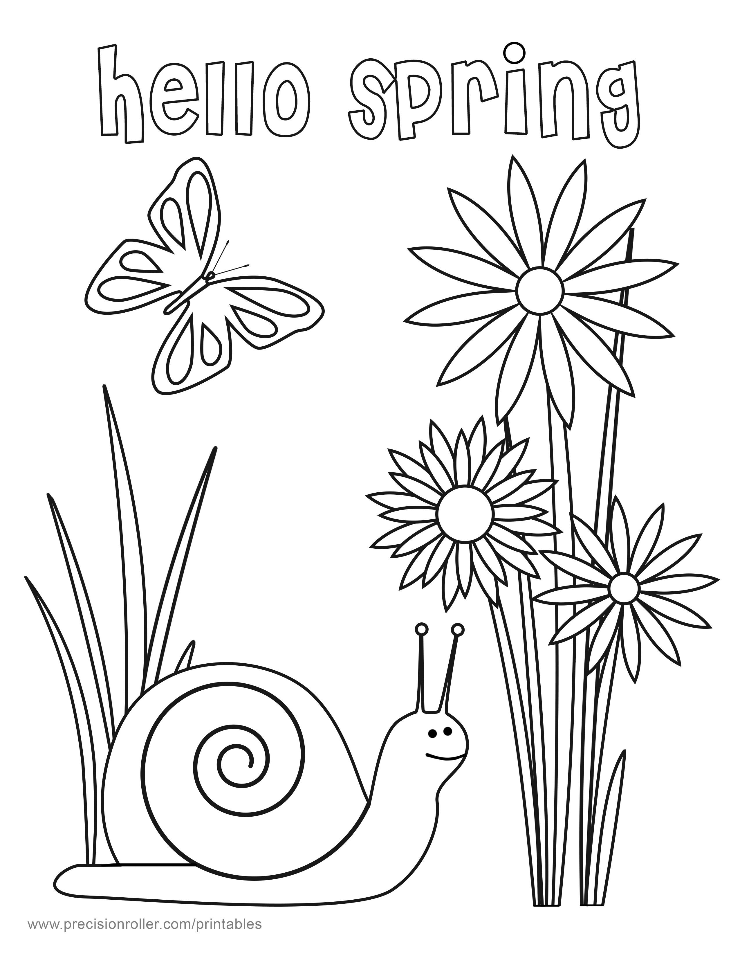 Shocking Hello Spring Coloring Page Precision Pict For Printable 2550x3300 Shocking Hello Spring Coloring Page Precision Pict For Printable