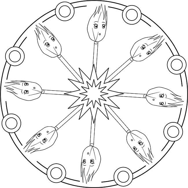 650x650 Pin By Eko Susanto On Mandala Coloring Pages Free Girl