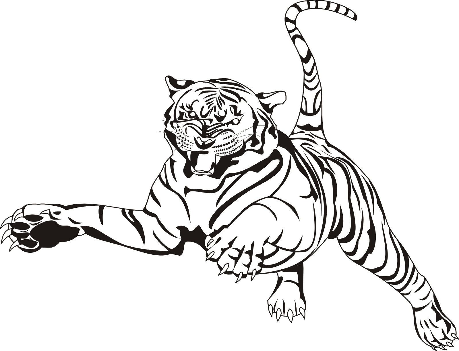 1599x1225 Free Printable Tiger Clipart