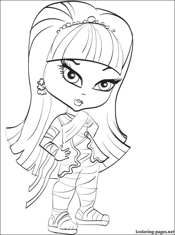 560x750 Cleo De Nile Monster High Doll Coloring Pages