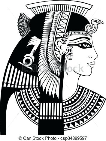 353x470 Cleopatra Coloring Pages Drawings And Paintings 3 Free Cleopatra