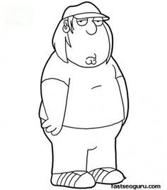 The Cleveland Show Coloring Sheets Coloring Page For Kids 236x268 The Cleveland Show Coloring Sheets Coloring Page For Kids