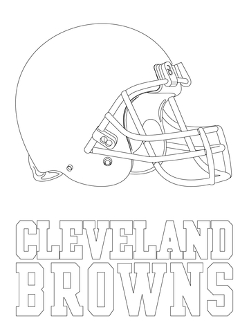 Cleveland Browns Coloring Page Free Download 360x480 Cleveland Browns Coloring Page Free Download