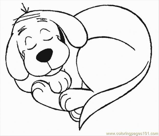 650x556 6 Marvelous Clifford Coloring Pages