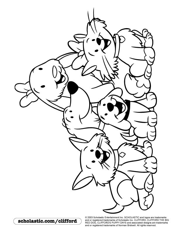 Clifford Coloring Pages 612x792 Clifford Coloring Pages