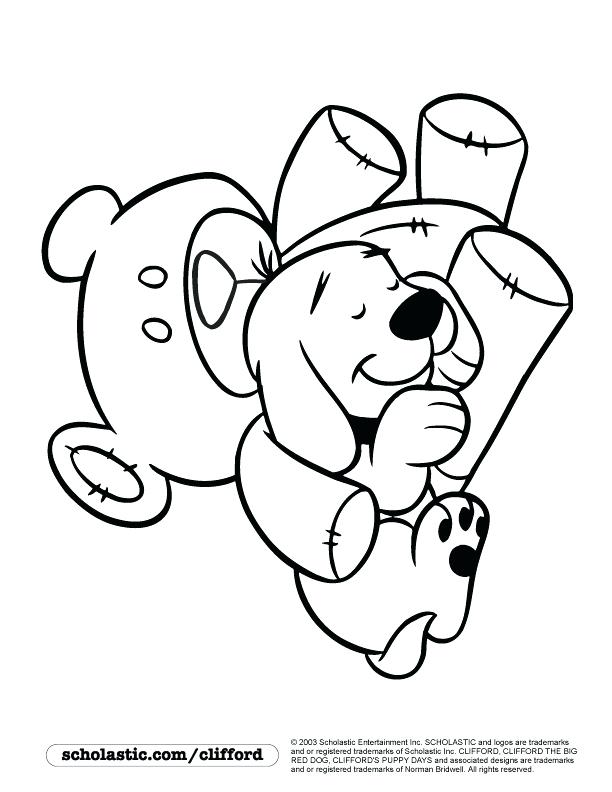Clifford Coloring Pages Free 612x792 Clifford Coloring Pages Free