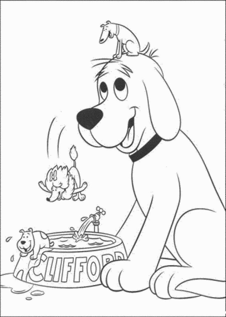 Cliford Coloring Pages Clifford The Big Red Dog Get 730x1024 Cliford Coloring Pages Clifford The Big Red Dog Get