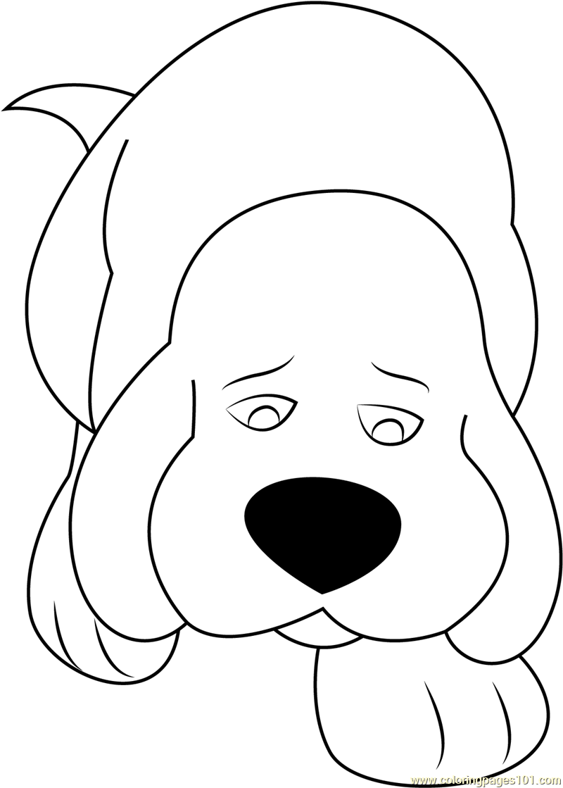 Clifford Big Red Dog Coloring Page Face Pictures 485689 Pages 800x1119 Clifford Big Red Dog Coloring Page Face Pictures 485689 Pages