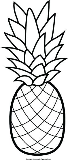 236x550 Pineapple Coloring Pages Free Pineapple Free Clip Art Hair Image