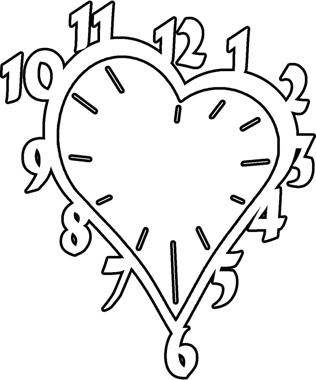 1024x1233 Printable Clock Coloring Pages Coloring Me Coloring Page Clock