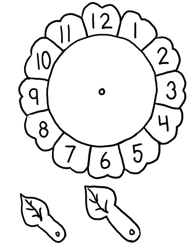 Clock Coloring Page Clock Coloring Page With Wallpaper Picture 600x783 Clock Coloring Page Clock Coloring Page With Wallpaper Picture