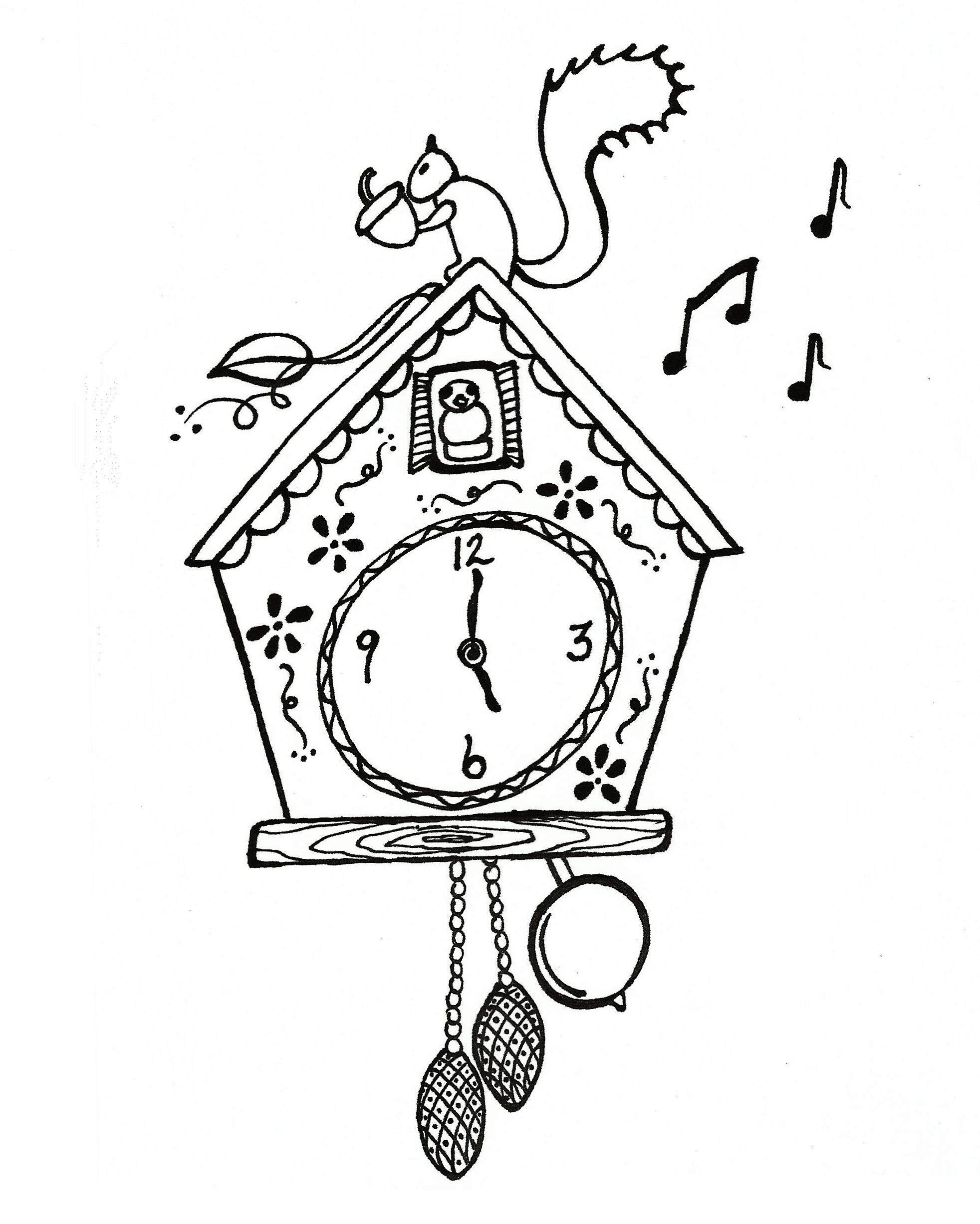 Clock Coloring Page Printable Image Mesmerizing 1964x2454 Clock Coloring Page Printable Image Mesmerizing
