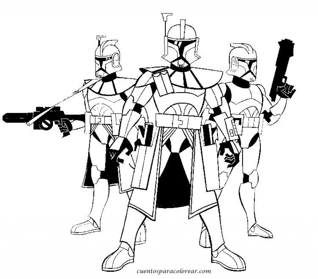 Clone Coloring Wars Pages Trooper Star Drawing Delta Squad Printable ...