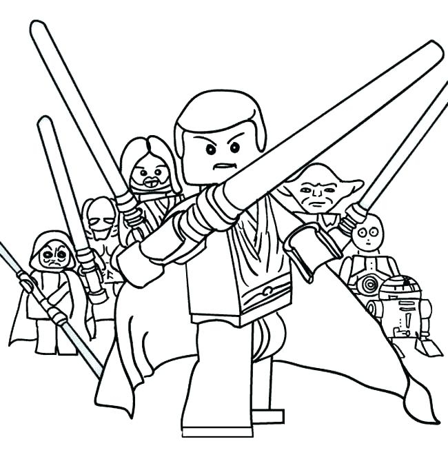 650x666 Lego Star Wars Coloring Page Printable Lego Star Wars Coloring