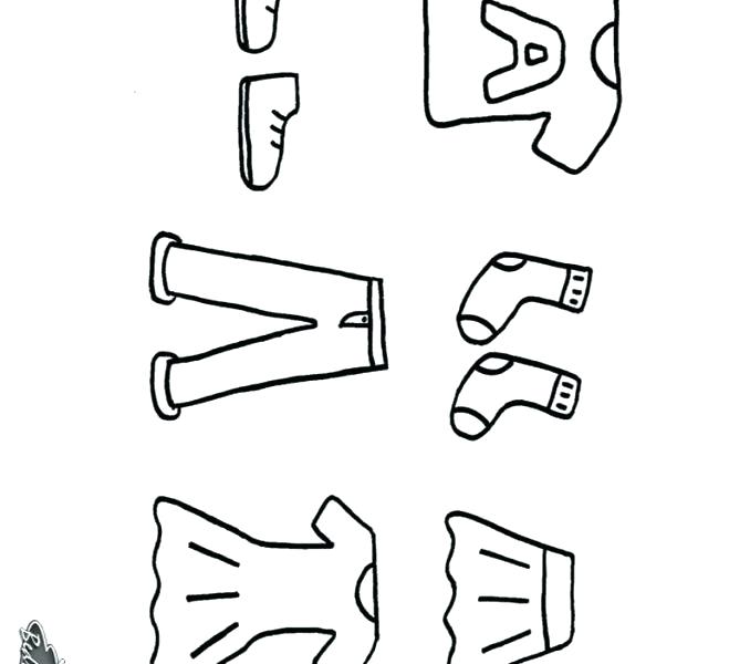 678x600 Clothing Coloring Page Summer Clothing Coloring Pages