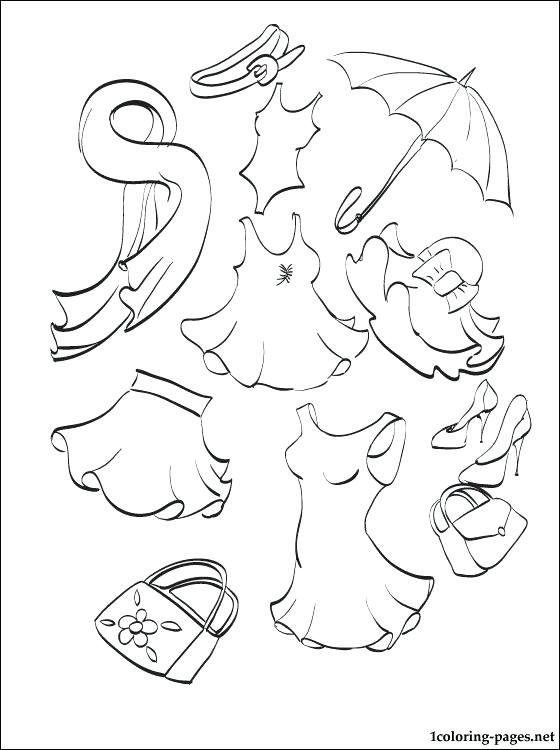 Cloth Coloring Pages at GetColorings.com | Free printable colorings ...