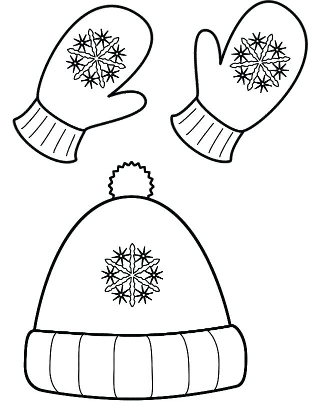 Clothing Coloring Pages Trend Hat And Mittens Winter Clothes 640x800 Clothing Coloring Pages Trend Hat And Mittens Winter Clothes