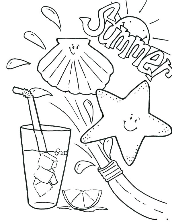 Summer Colouring Pages For Preschool Medium Size Of Summer 600x784 Summer Colouring Pages For Preschool Medium Size Of Summer