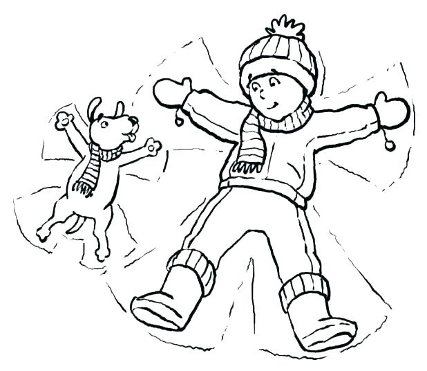 Preschool Winter Clothes Coloring Sheets 618x536 Preschool Winter Clothes Coloring Sheets