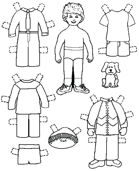 Clothing Coloring Pages For Preschoolers at GetColorings.com | Free ...