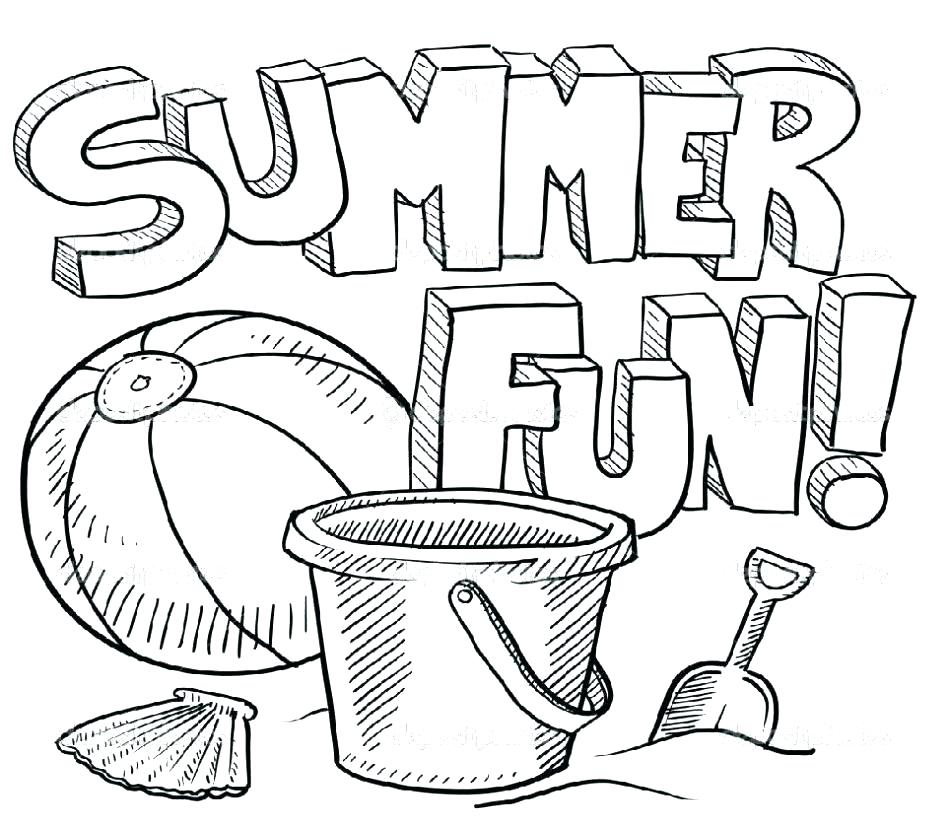 Printable Coloring Pages Summer Summer Coloring Pages Printable 948x827 Printable Coloring Pages Summer Summer Coloring Pages Printable