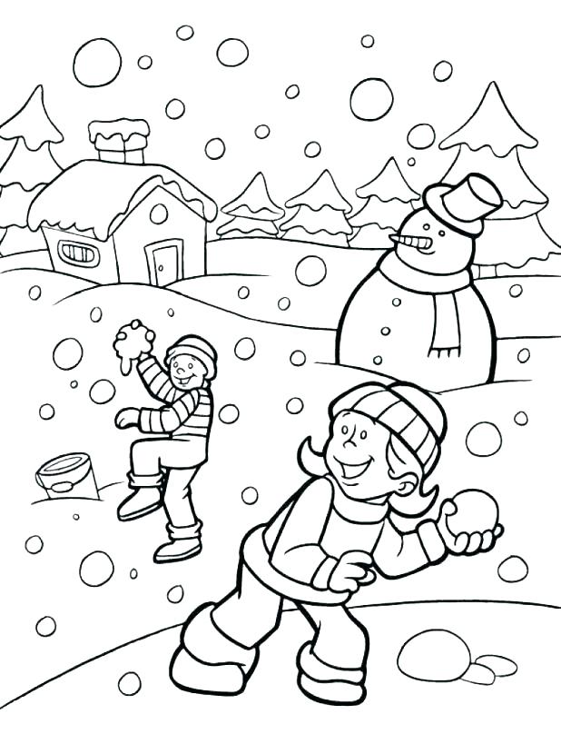 Winter Printable Coloring Pages Snowman Color Sheets Winter 618x808 Winter Printable Coloring Pages Snowman Color Sheets Winter