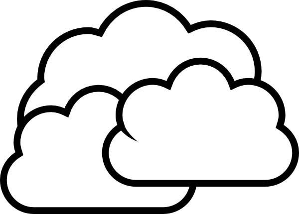 Cloud Coloring Page 10 600x430 Cloud Coloring Page 10