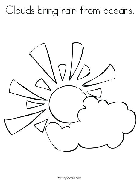 Cloud Coloring Pages Cloud Coloring Page Sun With Clouds Coloring 468x605 Cloud Coloring Pages Cloud Coloring Page Sun With Clouds Coloring