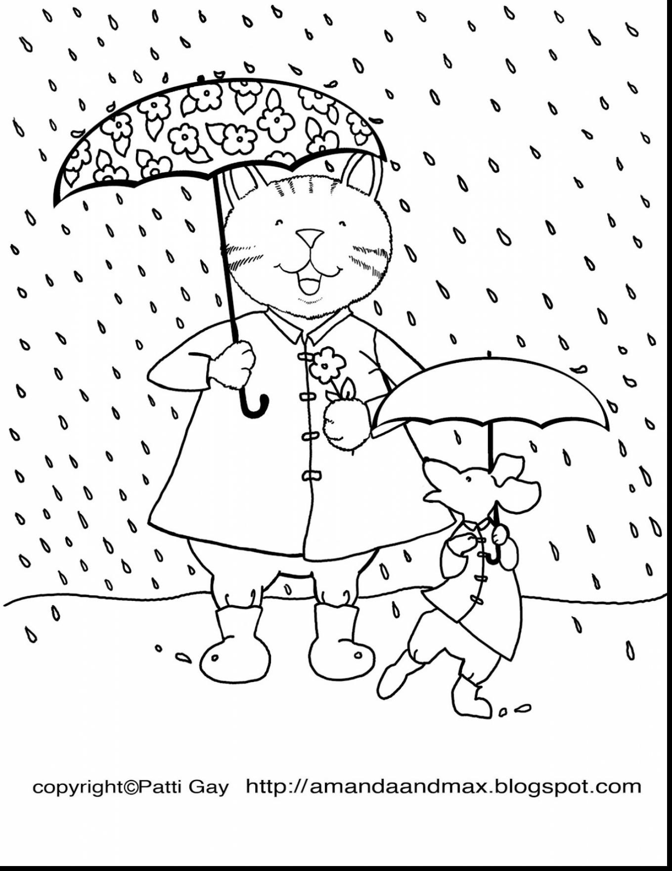 Day Coloring Page Beauteous Rainy Pages 1359x1760 Day Coloring Page Beauteous Rainy Pages