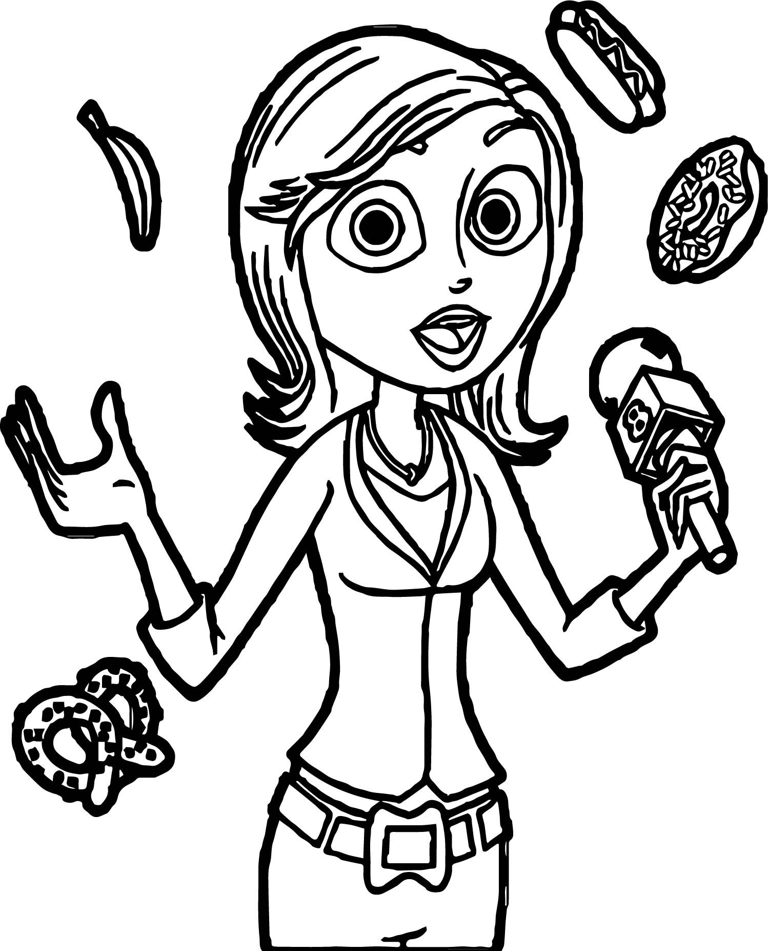 Cloudy With A Chance Of Meatballs Coloring Pages For Kids Fresh 1498x1853 Cloudy With A Chance Of Meatballs Coloring Pages For Kids Fresh