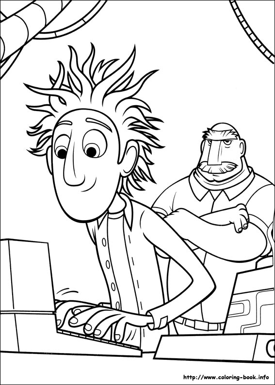 Cloudy With A Chance Of Meatballs Coloring Pages On Coloring 567x794 Cloudy With A Chance Of Meatballs Coloring Pages On Coloring