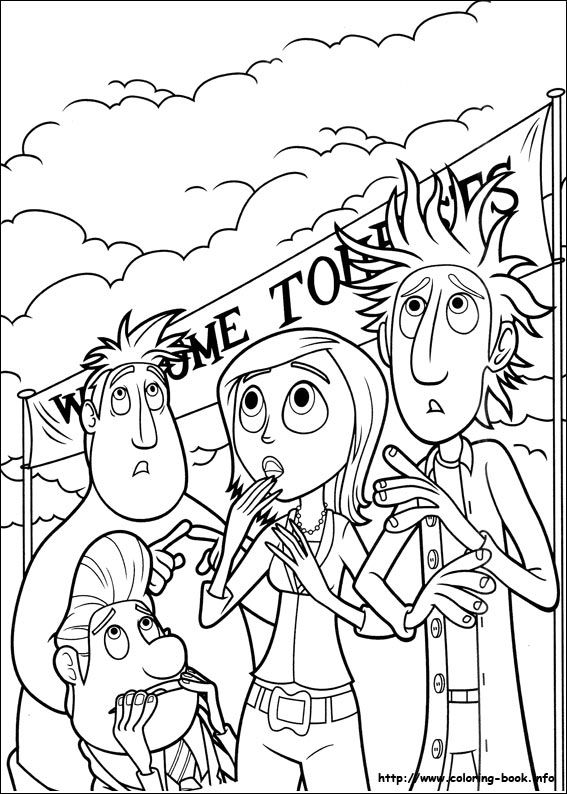 Cloudy With A Chance Of Meatballs Coloring Page at GetColorings.com ...