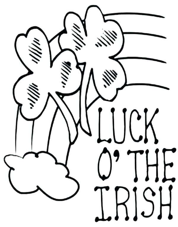4 Leaf Clover Coloring Page Clover Leaf Coloring Page Four Leaf 600x763 4 Leaf Clover Coloring Page Clover Leaf Coloring Page Four Leaf
