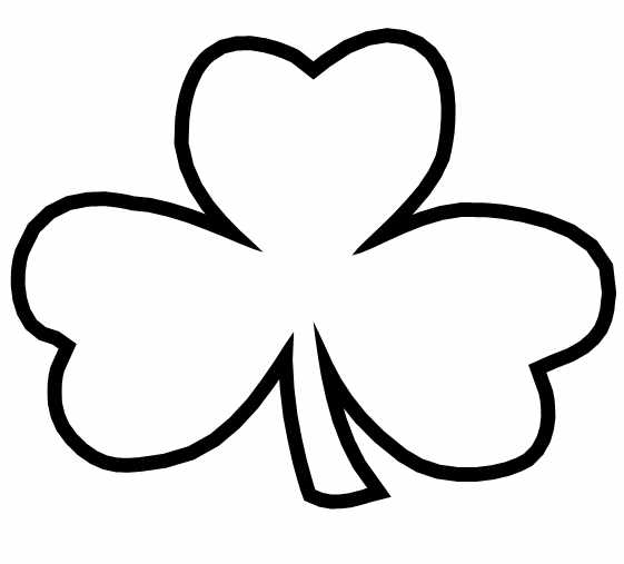 Shamrock Coloring Pages 561x507 Shamrock Coloring Pages