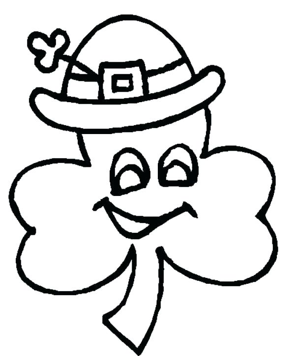 Small Four Leaf Clover Coloring Pages Kids Coloring Four Leaf 600x725 Small Four Leaf Clover Coloring Pages Kids Coloring Four Leaf