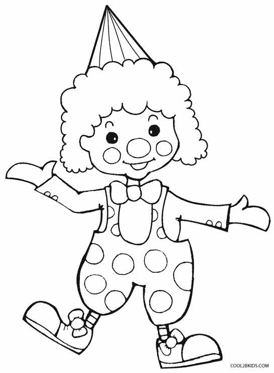 Clown Coloring Pages Printable Amazing Clown Coloring Pages 13 545x741 Clown Coloring Pages Printable Amazing Clown Coloring Pages 13