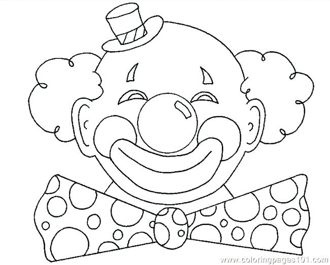 650x523 Clown Printable Coloring Pages Clown Fish Printable Coloring Pages