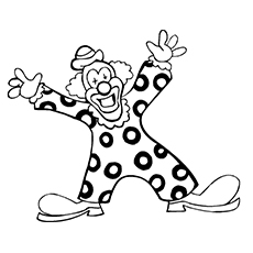 230x230 Top 10 Free Printable Funny Clown Coloring Pages Online