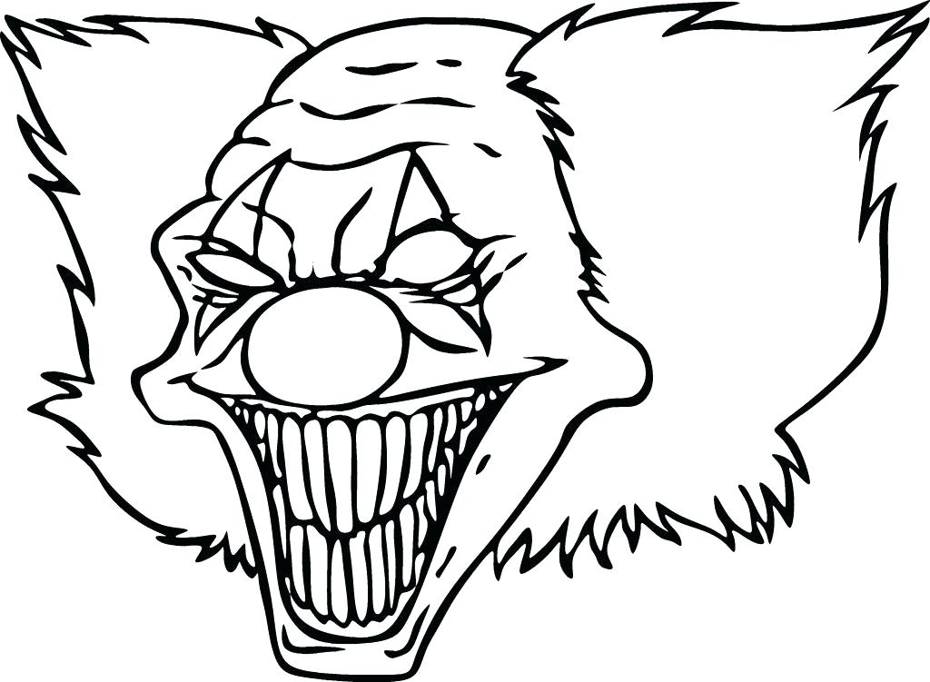 1024x751 Clown Coloring Page Clown Coloring Page Coloring Clown Click